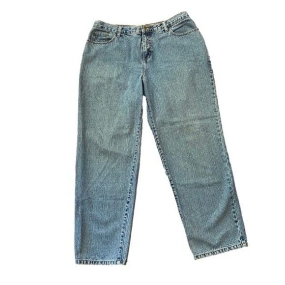 Venezia Denim - Women's Venezia by Lane Bryant Easy Fit Blue Straight Leg Jeans Size 14P